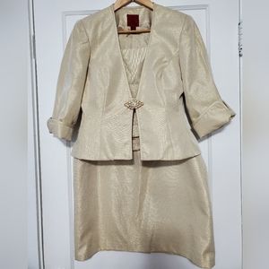 JS Collection Petite 3 Piece Blazer set Size 10